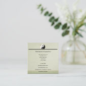 Carte De Rendez-vous Wood Element  Acupuncture appointment card (Debout devant)