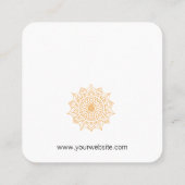 Carte De Rendez-vous Yoga Posa | Instructeur | Santé (Dos)