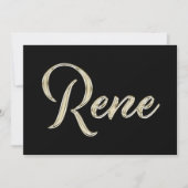 Carte de Rene White Gold (Devant)