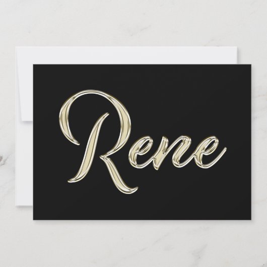Carte de Rene White Gold (Devant)