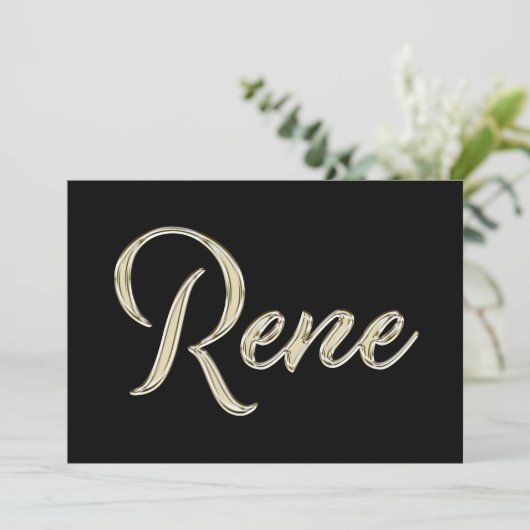 Carte de Rene White Gold (Debout devant)