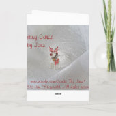 Carte de rennes de Noël par Janz (Dos)