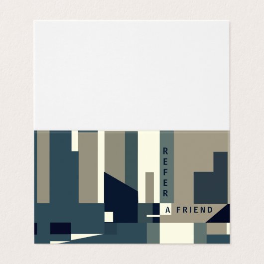 Carte de renvoi moderne (Extérieur déplié)