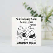 Carte de réparation automobile (Debout devant)