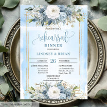 Carte de répétition minimaliste pour Mariage Dusty