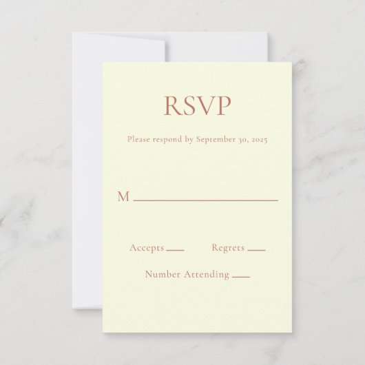 Carte de réponse (Dos)