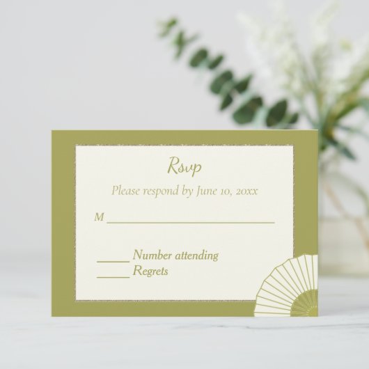 Carte de réponse (Debout devant)