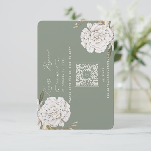 Carte de réponse (Debout devant)