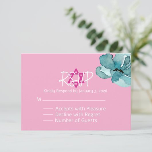 Carte de réponse (Debout devant)