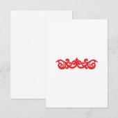 Carte de réponse (Devant / Derrière)