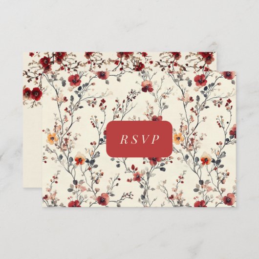 Carte de réponse (Devant / Derrière)