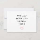 Carte de réponse 3.5" x 5" Encart RSVP (Dos)