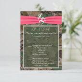 Carte de réponse 3.5x5 Browning Camo rose (Debout devant)