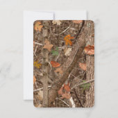 Carte de réponse 3,5x5 Chasse Couple Cerf Biche (Dos)