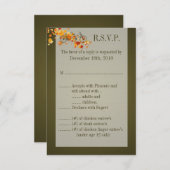 Carte de réponse 3,5x5 Marron Double Vélo (Devant / Derrière)