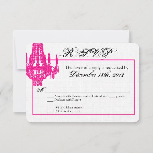 Carte de réponse 3x5 R.S.V.P. (Devant)