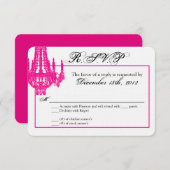 Carte de réponse 3x5 R.S.V.P. (Devant / Derrière)