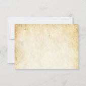 Carte de réponse 3x5 R.S.V.P. Arbre automnal Papie (Dos)