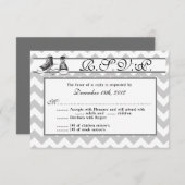 Carte de réponse 3x5 R.S.V.P. Baskets adolescents  (Devant / Derrière)