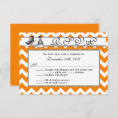 Carte de réponse 3x5 R.S.V.P. Baskets adolescents  (Devant / Derrière)