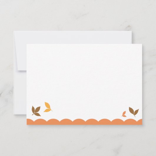 Carte de réponse à la chouette (Dos)