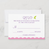 Carte de réponse à la chouette (Devant)