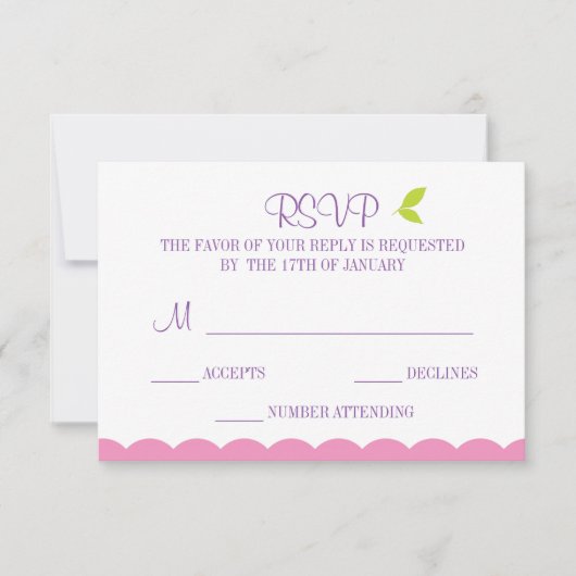 Carte de réponse à la chouette (Devant)