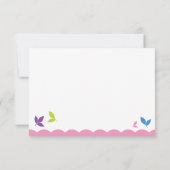 Carte de réponse à la chouette (Dos)