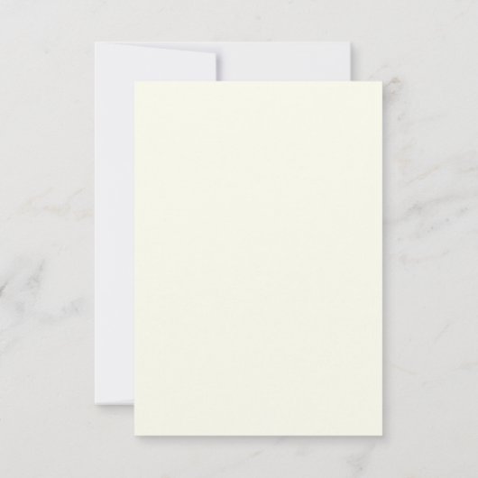 Carte de réponse à la conception de dentelle Vinta (Dos)