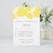 Carte de réponse à la décadence florale (Debout devant)