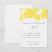 Carte de réponse à la décadence florale (Devant / Derrière)