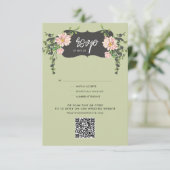 Carte de réponse à la floraison du désert avec opt (Debout devant)