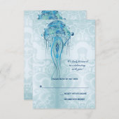 Carte de réponse à la méduse aquatique (Devant / Derrière)