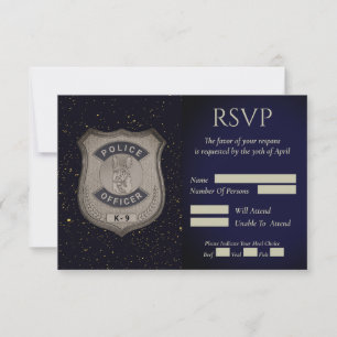 Carte de réponse à la retraite de l'agent K9