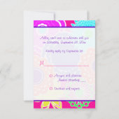 Carte de réponse à l'alimentation des fleurs (Dos)