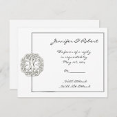 Carte de réponse à l'arbre Celtique de la vie (Devant / Derrière)