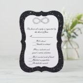 Carte de réponse à l'infini diamant de Parties sci (Debout devant)