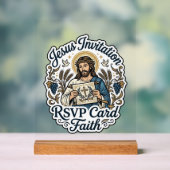 Carte de réponse à l'invitation de Jésus Foi Invit (Neutre)