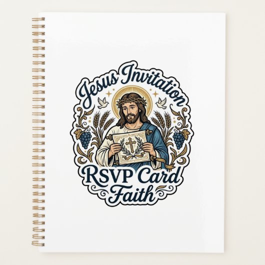 Carte de réponse à l'invitation de Jésus Foi Invit (Devant)