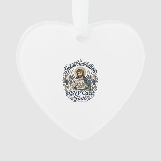 Carte de réponse à l'invitation de Jésus Foi Invit (devant)