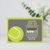 Carte de réponse à l'invitation de TENNIS Bar Mitz (Debout devant)