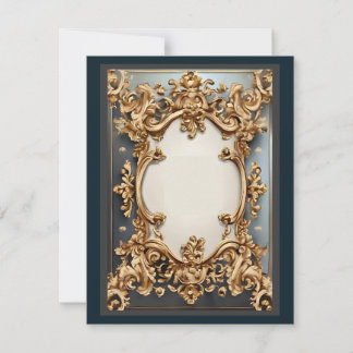 Carte de réponse à l'opulence baroque