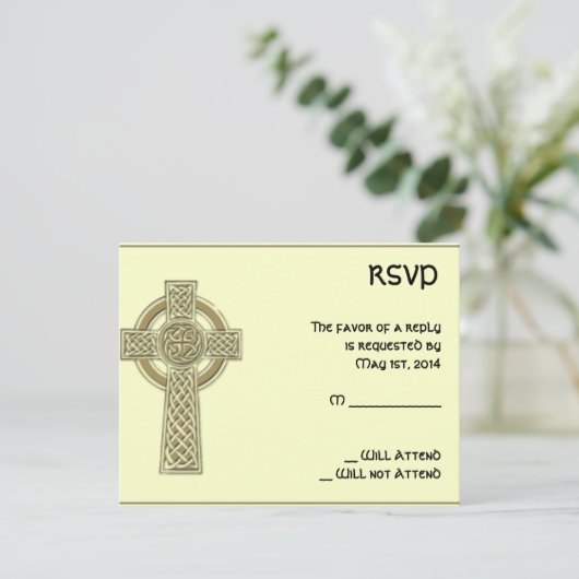 Carte de réponse à l'or et à l'ivoire mythiques de (Debout devant)