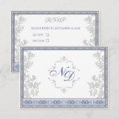 Carte de réponse à un mariage royal turc (Devant / Derrière)