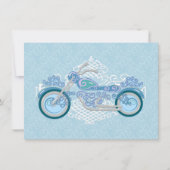 Carte de réponse à une invitation de mariage de mo (Devant)