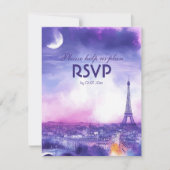 Carte de réponse Amour Éternel avec choix de régim (Devant)