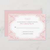 Carte de réponse Amour Véritable (Devant / Derrière)