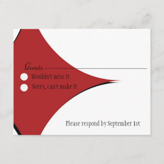 Carte de réponse Amsterdam : Crimson