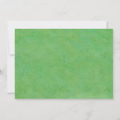 Carte de réponse aquarelle Hydrangeas bleus rustiq (Dos)