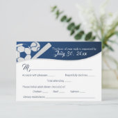 Carte de réponse au baseball de football avec choi (Debout devant)